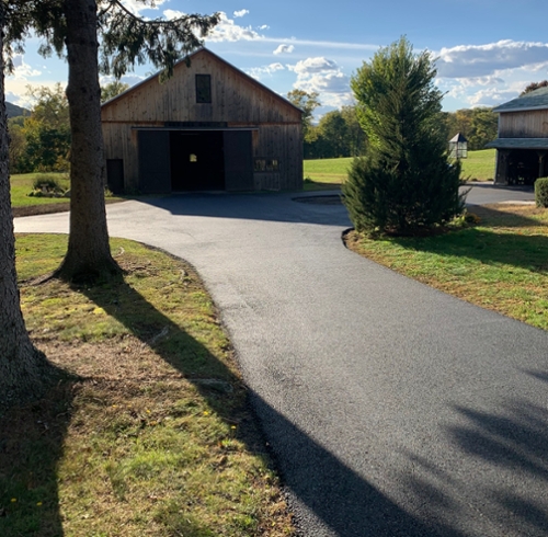 paved driveway